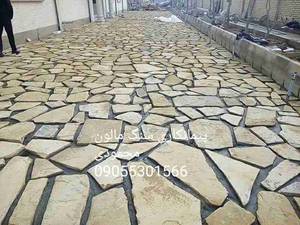 اجرای سنگ ورقه ای استان تهران در کرج چکوشی کف