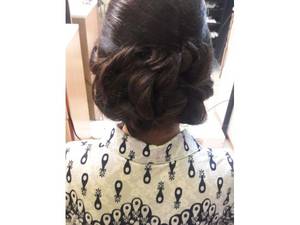 اجرای شینیون دخترانه