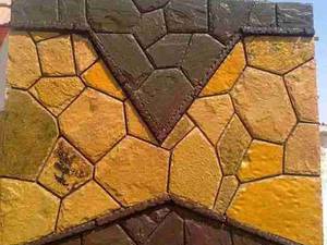 سنگ کاری محوطه باغ و ویلا در دماوند