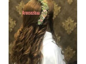 انجام شینیون موهای بلند