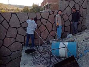 اجرای سنگ بدنه ودیوار
