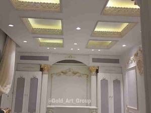 روش ترکیبی تماما گچبری دستی