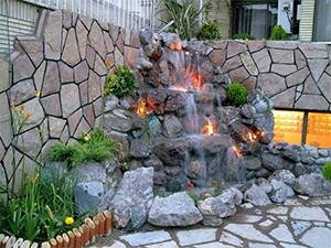 اجرای سنگ آبنما