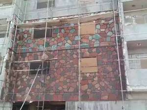 اجرای سنگ مالون ولاشه کوهی