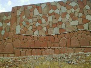 سنگ کوهی با سنگ لاشه