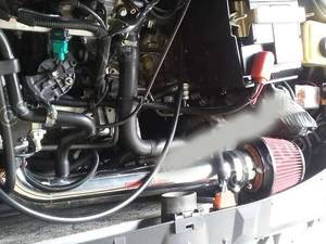 نمونه نصبی کیت مکش پژو XU7 بلند