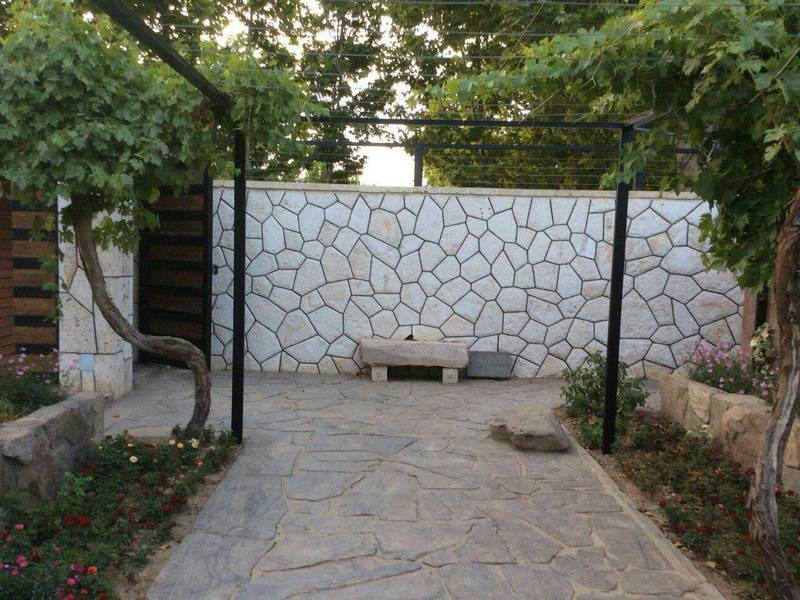 اجرای سنگ لاشه سنگ ورقه ای