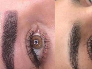 قرینه سازی ابرو بصورت حرفه ای