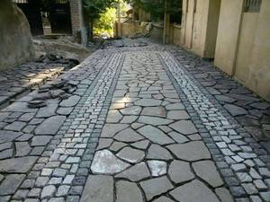 اجرای سنگ مالون سنگ کوهی