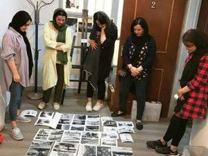 کارگاه نقاشی استاد امین بختیاری در اهواز