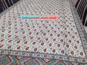 رومیزی سنتی قلمکار اعلا و صادراتی  غذاخوری شش نفره