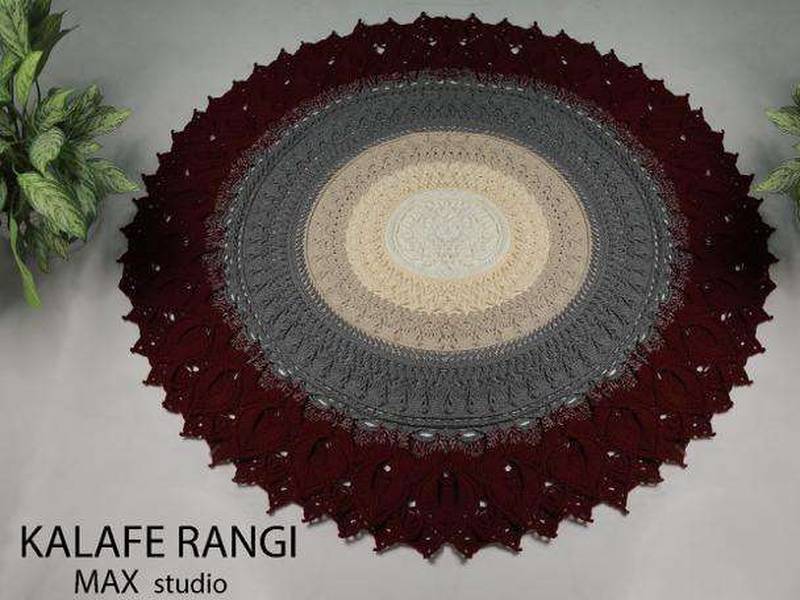 فرشینه شکوه خلقت کار زیبای گالری کلاف رنگی در شیراز