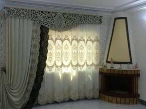 دکور یکطرفه با مخمل رنگبندی در همدان