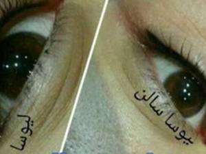 تتو خط چشم