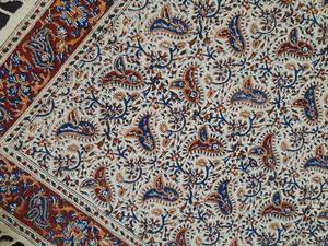 رومیزی قلمکار مربع  ۸۰*۸۰