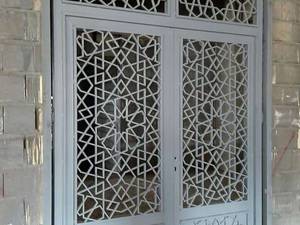 درب گره چینی فلزی در فارسان