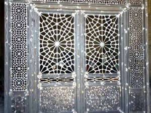 زیباترین درب گره چینی فلزی در تهران