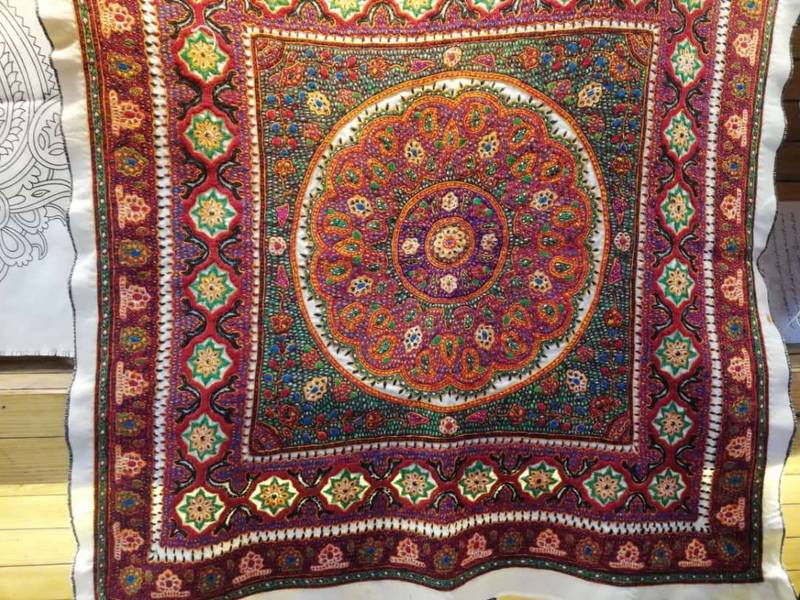 بورس انواع پته خام نخ و شال و پته نگینی و سفید