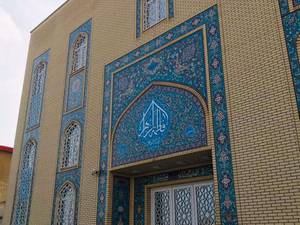 طراحی اجرا نما سنتی محراب گلدسته اسلامی