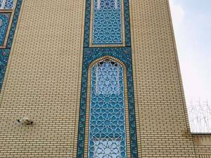 طراحی اجرا نما سنتی محراب گلدسته اسلامی