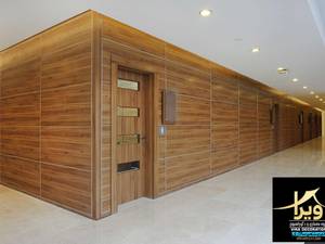 طراحی و اجرای دیوارپوش چوبی