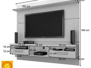 طراحی و اجرای تی وی روم چوبی TV ROOM