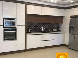 طراحی و اجرای کابینت با متریال چوب و یراق در اهواز