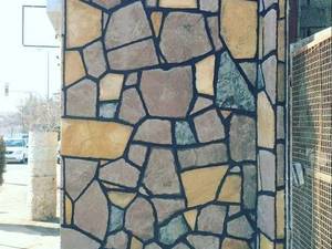 سنگ کاری کوهی سنگ لاشه