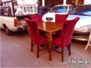 میز ناهارخوری مدل شیاری