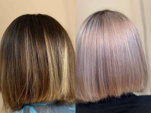 اجرای انواع رنگ مو