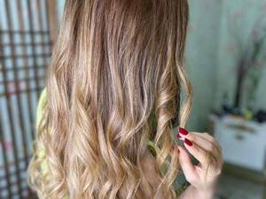 بالیاژ دخترانه بدون کوچکترین آسیب به مو