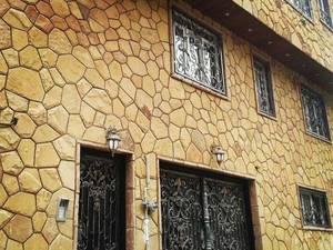 اجرای نمای ساختمان  سنگ ورقه ای