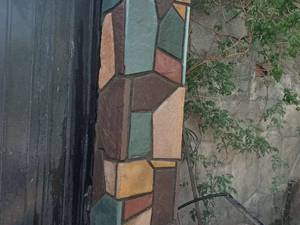 اجرای سنگ ورقه ای ستون