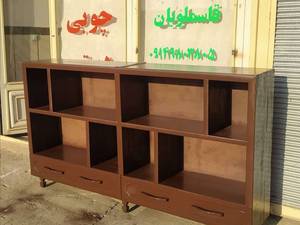 ساخت انواع کتابخانه چوبی در طرح های مختلف