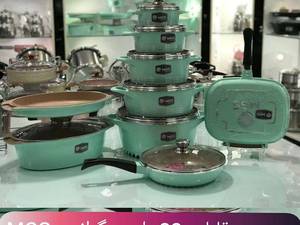سروییس قابلمه 17 پارچه گرانیتی mgs