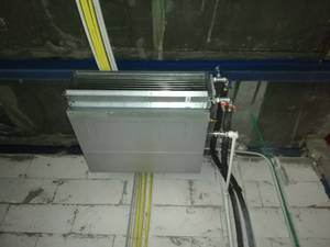 نصب اسپلیت و اجرای لوله های رفت و برگشت و درین