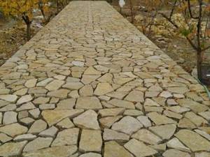اجرای چکشی کف سنگ ورقه ای در لواسانی
