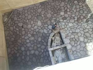تخت سنگ لاشه ورقه ای کوهی