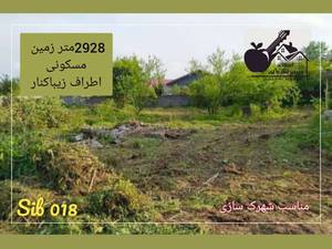 زمین مسکونی مناسب شهرک سازی در زیباکنار