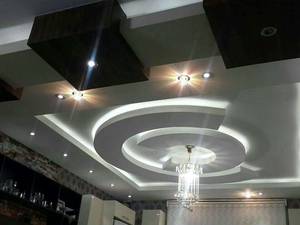 طرح دایره برای سالن دور باکس وسط دایره
