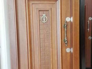 درب ضد سرقت با چوب ایرانی در تبریز