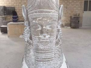ساخت مجسمه سنگی هخامنش در تهران