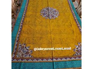 رومیزی قلمکار اعلا و صادراتی  طرح ترنج