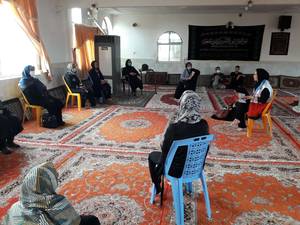 کلاس آموزش گرمازدگی درمسجدجامع دهشال