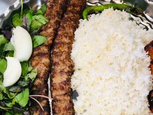 چلو کباب کوبیده مخصوص د رایلام