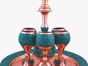 سرویس جام فیروزه کوبی شده در اصفهان