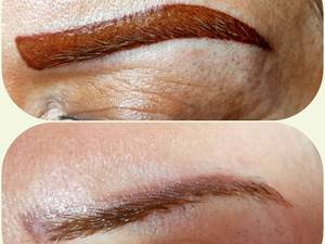 اجرای قاب و سایه رنگ شکلاتی