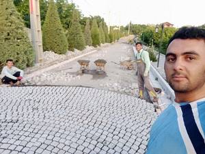نصب کف سنگ لاشه ورقه ای مالون فروش سنگ لاشه