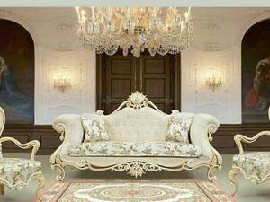 مبل سلطنتی پایه استیل