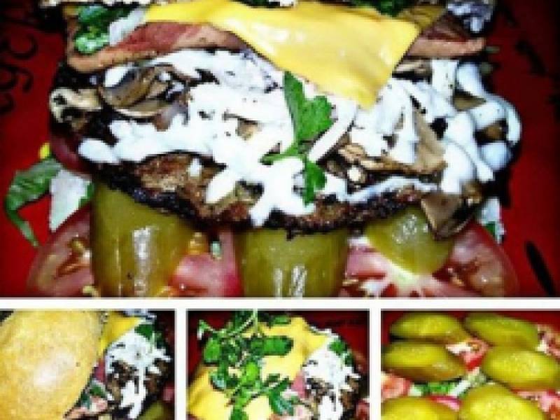 ساندویچ مخصوص با پنیر فراوان تی برگر